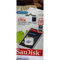 ไมโคร USB Sandisk Ultra 128GB ความเร็ว 100MPS Astrindo Reali Resm รับประกัน 100%