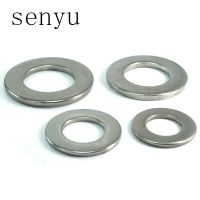 【☑Fast Delivery☑】 wu35451330 Senyu M5สแตนเลส M10 M8 M6 M12,M14เครื่องจักรแบนเครื่องซักผ้าธรรมดาปะเก็นแบน