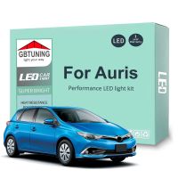 หลอดไฟตกแต่งภายใน LED ชุดคิทสำหรับรถโตโยต้า Auris E18 E15 E21 2006-2016 2017 2018 2019 2020 2021แผนที่รถโคมไฟการอ่านรูปทรงกลม Canbus