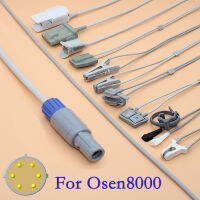 เข้ากันได้กับ Osen8000ผู้ป่วยชีพจร Oximeter ตรวจสอบกับ6จุด0มุมซ็อกเก็ตดิจิตอล PD Spo2เซนเซอร์เคเบิ้ลสำหรับผู้ใหญ่เด็ก