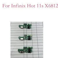 บอร์ดตัวต่อที่ชาร์ท USB 1ชิ้นสายเคเบิ้ลยืดหยุ่นสำหรับสายแพ Infinix Hot 11S X6812 7 Pro X625 10 X682ร้อน11 X662 X663