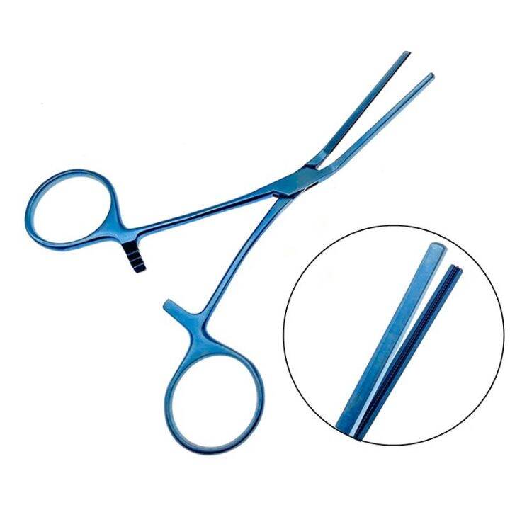 Jiayi Titanium Notched Vascular Clamp Forceps Atraumatic Clamp Neuro