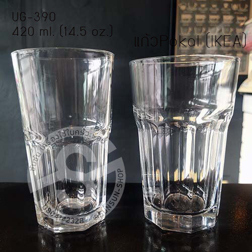 ug-390-tumbler-union-glassware-แก้วน้ำรีฟิล-แก้วน้ำบุฟเฟ่-แก้วโออิชิ-แก้ว-ikea