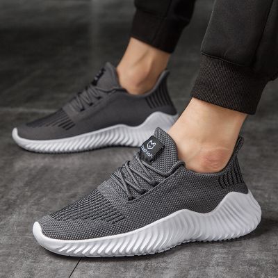 Outdoor Sport Running Shoes for Men Breathable Gym Training Sneakers Plus Size Lace Up Lightweight Walking Shoes for Male