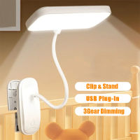 โคมไฟตั้งโต๊ะ LED แบบพับได้ Dimmable Touch Table Lamp USB ชาร์จใหม่ได้ Eye Protection Study Reading Book Lights Portable Night Light