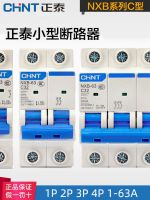 Chint DZ47 circuit breaker household air switch NXB-63 1P2P3P Type C 10A16A 20A32A63A