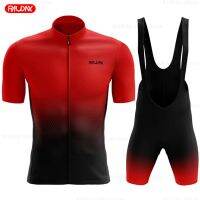 2023 Raudax Sports Team Training Cycling Clothing Breathable Men Short Sleeve Mallot Ciclismo Hombre Verano Cycling Jersey Sets