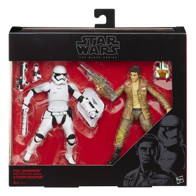 โมเดล Hasbro Star Wars Black Series Poe Dameron &amp; First Order Stormtrooper