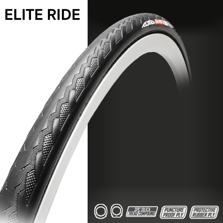 tufo-ยางฮาล์ฟรุ่น-elite-ride-turbulars-ออกแบบมาสำหรับเพื่อลดแรงสั่นสะเทือน-หน้ายางขนาด-25-มิล-มีแผ่นป้องกันการเจาะเพื่อป้องกันการเจาะ