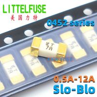 10PCS 1808/2410 125V Littelfuse 0452 SMD Slow Blow T 0.5A 0.75A 1A 1.5A 2A 2.5A 3A 3.5 A4A 5A 7A 12A 500MA 750MA Time Delay Fuse