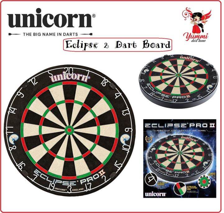 Unicorn Dart Board Eclipse Pro 2 (Not Thick Wire) Lazada