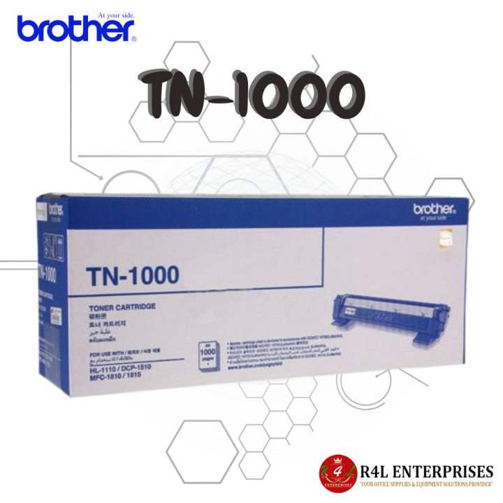BROTHER ORIGINAL GENUINE TN-1000 TN1000 TONER | Lazada PH