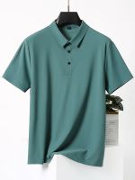 ♕┇ Summer Men Polo Shirts 2023 New Classic Short Sleeve Tee Breathable Cooling Quick Dry Nylon Polos Golf T shirt Plus Size 8xl