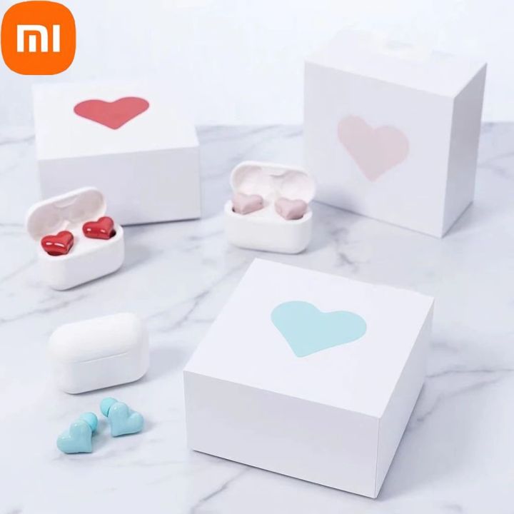 xiaomi-bluetooth-wireless-headphones-heart-shaped-earphones-woman-high-quality-earbuds-gaming-headset-for-girl-gift