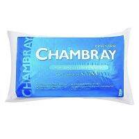 [พร้อมส่งไว] แชมเบรย์ Chambray หมอนใยสังเคราะห์ 100% นุ่มสบายไม่ปวดคอ ไหล่และบ่า ไม่เสียทรง ขนาด 18x28 นิ้ว