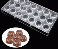 แม่พิมพ์ช็อกโกแลต 21 ชิ้นในโพลีคาร์บอเนต- Professional chocolate molds in polycarbonate