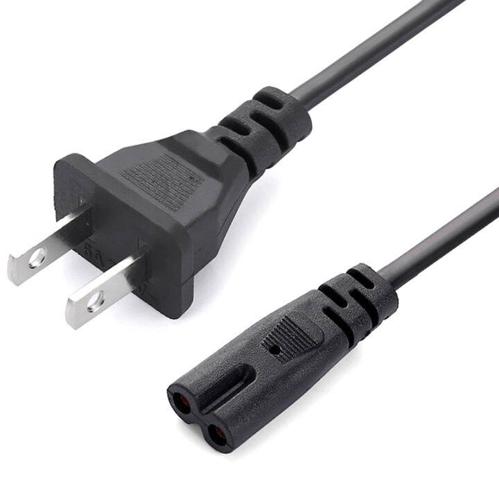 [North Bring] EU Power Cable 2pin IEC320 C7 US Power Extension Cord For