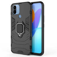 เคส Poco C50 Case ชุดเกราะกันกระแทก Slim Rugged Hybrid Hard Plastic + Tpu Bracket Magnet 360 Ring Holder ฝาหลัง