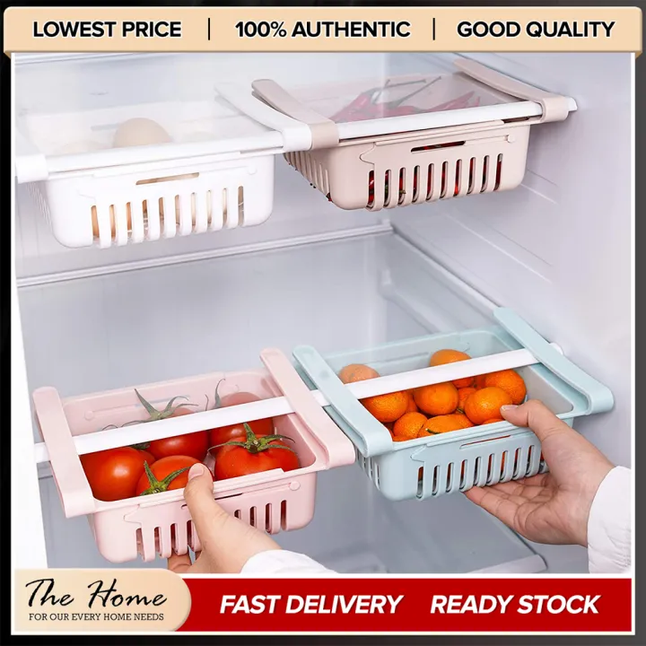 The Home 42cm Kitchen Container Adjustable Slide Kitchen Fridge Freezer ...