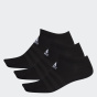 adidas TRAINING 3 đôi tất cổ chân Unisex Màu đen DZ9402 thumbnail