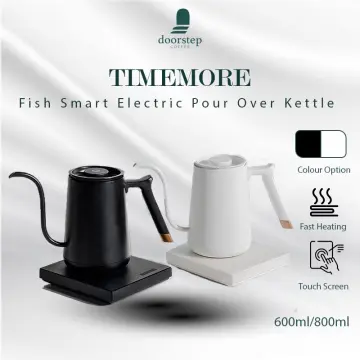 Smart Electric Coffee Kettle Gooseneck 600ml Flash Heat