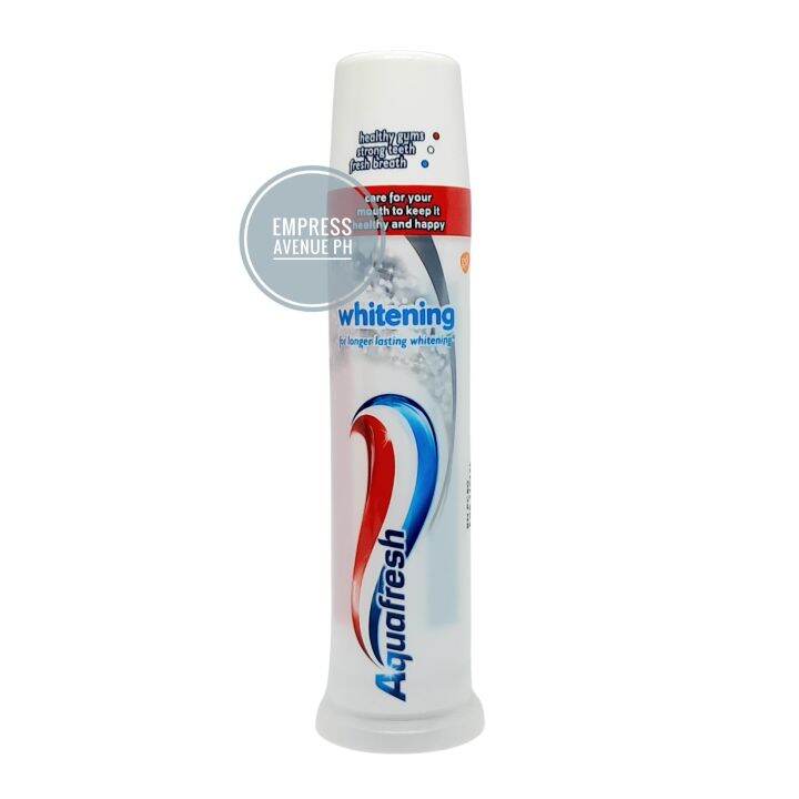 Aquafresh Whitening Toothpaste with Pump 100ml (Apr 2025 Expiry