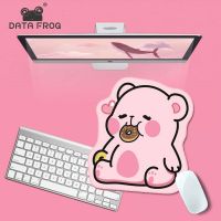 DATA FROG Small Cute Kawaii Mouse Pad Notebook Desk Mat Desktop Rubber Gamer Keyboard Mat For PC Laptop Accessories Mouse Pads