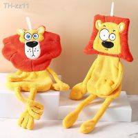 Cartoon Lion Hand Towels Double Thickened Super Absorbent Convenient Wipe Handkerchief for Bathroom Kitchen Cleaning Dishcloth