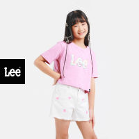 LEE KIDS เสื้อยืดแขนสั้นเด็กผู้หญิง คอลเลคชั่น Lee Club  ทรง CROP รุ่น LK F223GTSSN21