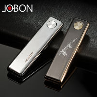 jobon Zhongbang สร้างสรรค์ไฟแช็คแบบชาร์จได้กันลมบุคลิกภาพบางเฉียบ usb ไฟแช็กที่จุดผู้ชายของขวัญวันเกิด .