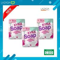 KYRA SOAP สบู่ไคร่าโซป  (แพ็คเก็จ​ใหม่ล่าสุด) บำรุงผิว มาส์คผิวกาย 60 กรัม ( 3  ก้อน )