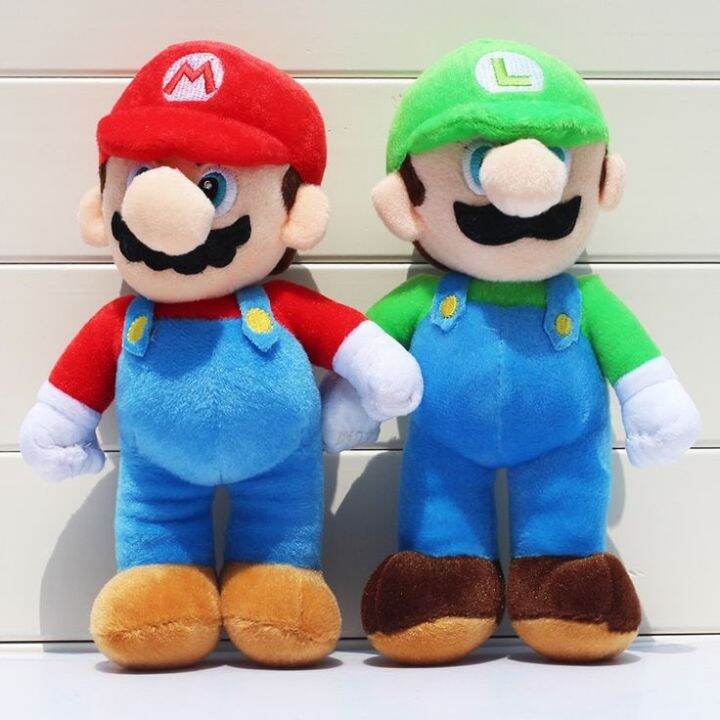 mario and luigi plushies