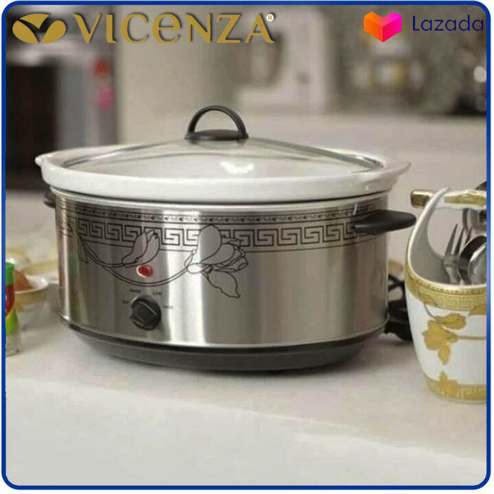 PROMOO SLOW COOKER VICENZA VSC01 Kapasitas 6,5 Liter Original Lazada