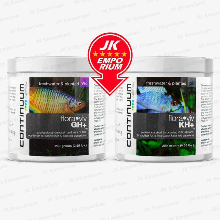 Continuum Flora Viv GH+ KH+ 250g Freshwater & Planted Aquarium GH KH