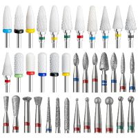 Diamond Nail Drill Bit Rotery Electric Milling Cutters for Pedicure Manicure Files Cuticle Burr Ceramic Nail Sander Bits