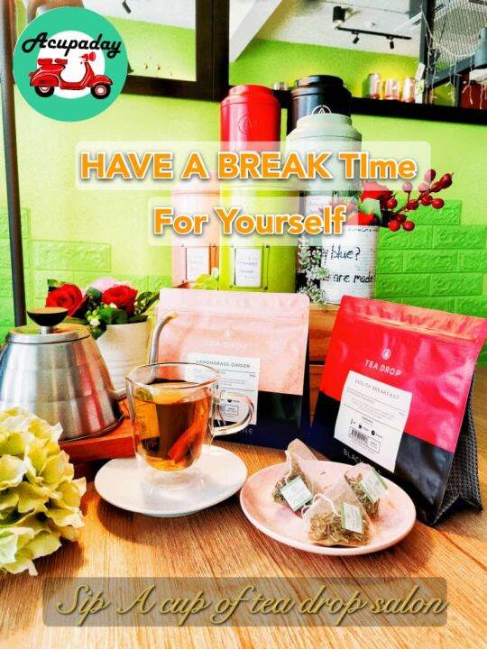 Tea Drop Salon English Breakfast x25 Tea Bag/ Sachet Lazada