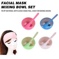 Facial Mask Bowl Facial Mask Stick Plastic Transparent Mask Facial Tool Set DIY Seaweed M6C1