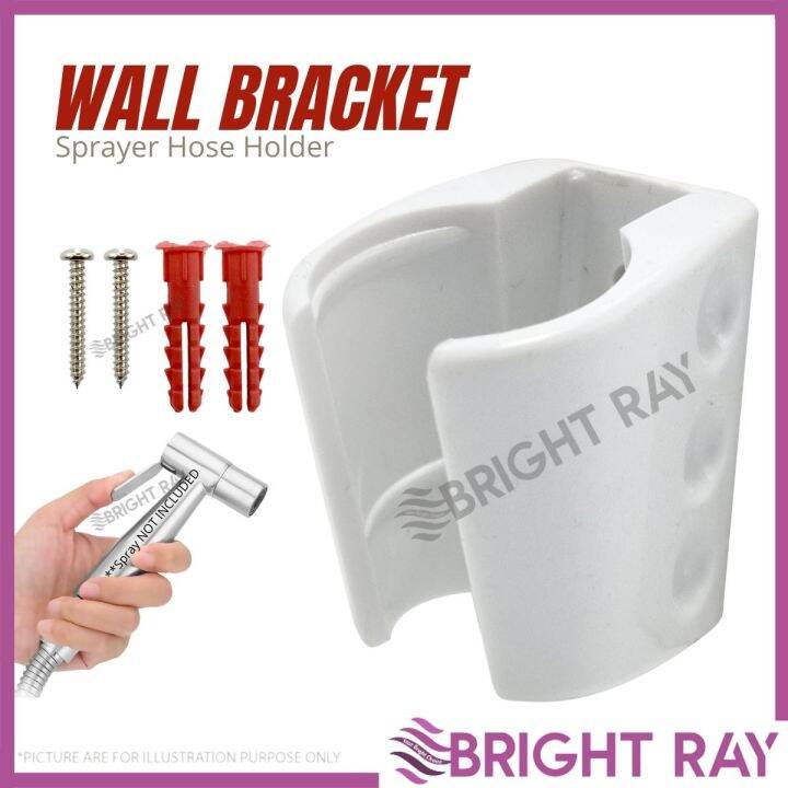 ABS Sprayer Hose Holder Wall Bracket Bathroom Handheld Toilet Hose