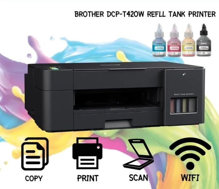 เครื่องปริ้น-brother-dcp-t420w-printer-print-scan-copy-wifi