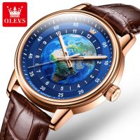 OLEVS 5583 Alloy Band Waterproof Men Wristwatches Quartz Fashion Watch For Men