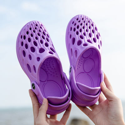 ผู้ชายรองเท้าแตะรองเท้าแตะชายหาดคู่สำหรับผู้ชายผู้หญิง,รองเท้าแตะยางรองเท้าแบบมีรูระบายรองเท้าแตะอเนกประสงค์สำหรับผู้หญิง