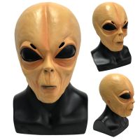 Horror Alien Mask Cosplay Scary Full Face UFO Alien Latex Masks Helmet Halloween Masquerade Party Costume Props