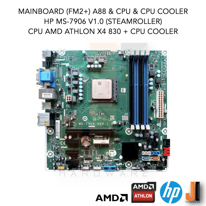 ชุดสุดคุ้ม-mainboard-fm2-a88-amd-athlon-x4-830-with-cpu-cooler-3-0-3-4-ghz-4-cores-4-threads-65-watts-สินค้ามือสองสภาพดีมีฝาหลังมีการรับประกัน