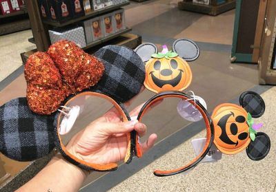 New Halloween Mickey Pumpkin Headband Jack O Lantern 2021 Parks