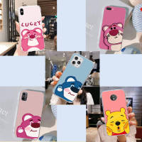 RF-118 Strawberry Bear Flexible TPU เคสโทรศัพท์ หรับ Realme Narzo 50i C20A 5I C25S 6I 3I 5 6S C15 C11 C21 7I 20 6 C12 C25 8 C17 30A C21Y C3 C20 3 C2 5S C25Y Pro Lite Pro