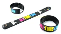 ALL TIME LOW wristband ริสแบนด์ งานแกะขึ้นโมล ปั้มนูน สองชั้น สวยงาม คุณภาพสุดๆ มอบให้แฟน คนรัก เพื่อน คอเดียวกัน วงเดียวกัน แนวเดียวกัน พร้อมส่งทุกเส้น ATL133NNN