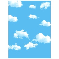 3x5ft Blue Sky White Cloud Photography Backdrop Screen Background Studio Props thumbnail