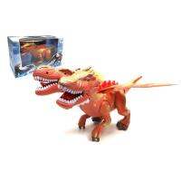 ?สินค้าขายดี? TOY DINOSAUR มังกร 3D สีส้ม (เดินได้ มีไฟ มีเสียง) ขนาด 36x7x23 ซม. ##ของเล่นเด็ก รถ ของสะสม หุ่นยนต์ ตุ๊กตา ของขวัญ เด็ก โมเดล ฟิกเกอร์ Toy Figure Model Game