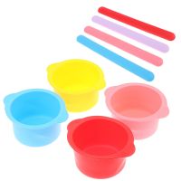 【CC】 1Pc Wax Warmer Pot Heat-resisting Silicone Bowls Non-Stick Pan Hair Removal Melting Waxing Bowl