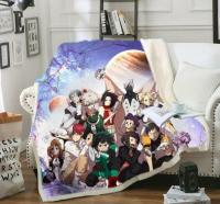 My hero academia 3D print fashion fleece blanket bed bedspread Sherpa blanket